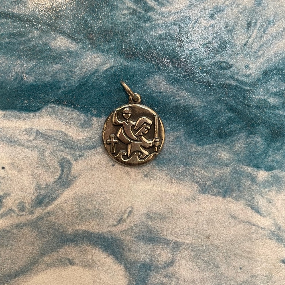 James Avery St. Christopher Medal Retired